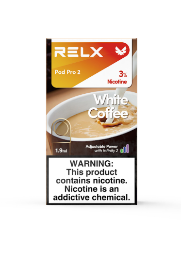 RELX POD PRO 2 - WHITE COFFEE 1 RELX POD PRO 2 - WHITE COFFEE
